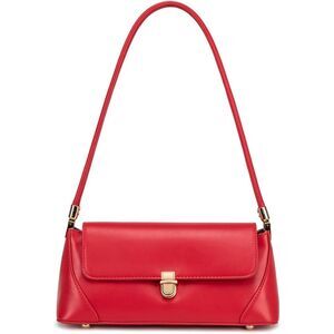 Women Bright Red Imported Vintage Retro Classic Cute Hobo Tote Mini Clutch Bag